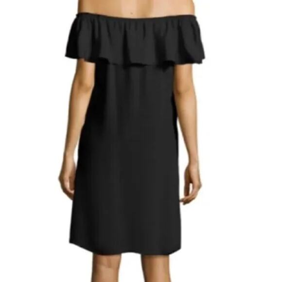 Kobi Halperin Lani Off-The-Shoulder Dress in Black – EUC Size Small - Picture 4 of 5